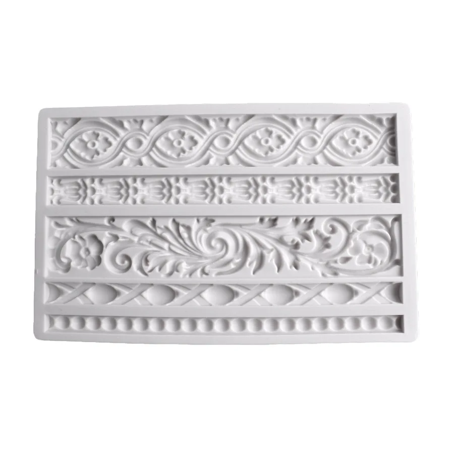 3D European Relief Silicone Mold Kitchen Baking Decoration Tools DIY Fondant Jelly Chocolate Pastry Candy Clay Resin Craft Mould