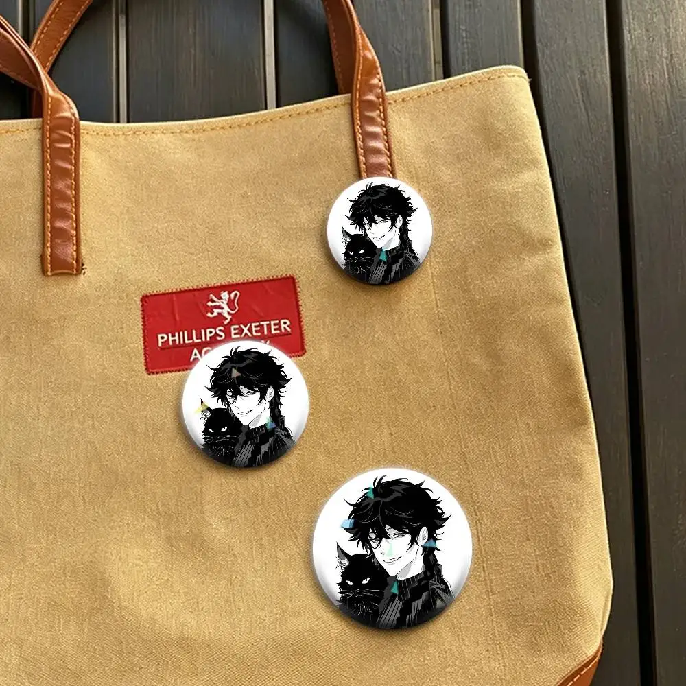 Blue Period Haruka Hashida  32/44/58mm Handmade Pins Round Brooch Badge Backpacks Clothes Jewelry Gifts