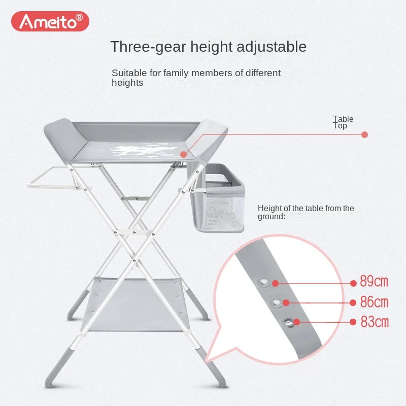Hxl-おむつ交換テーブル,ベビーケア,おむつ交換,多機能テーブル,折りたたみ式マッサージ