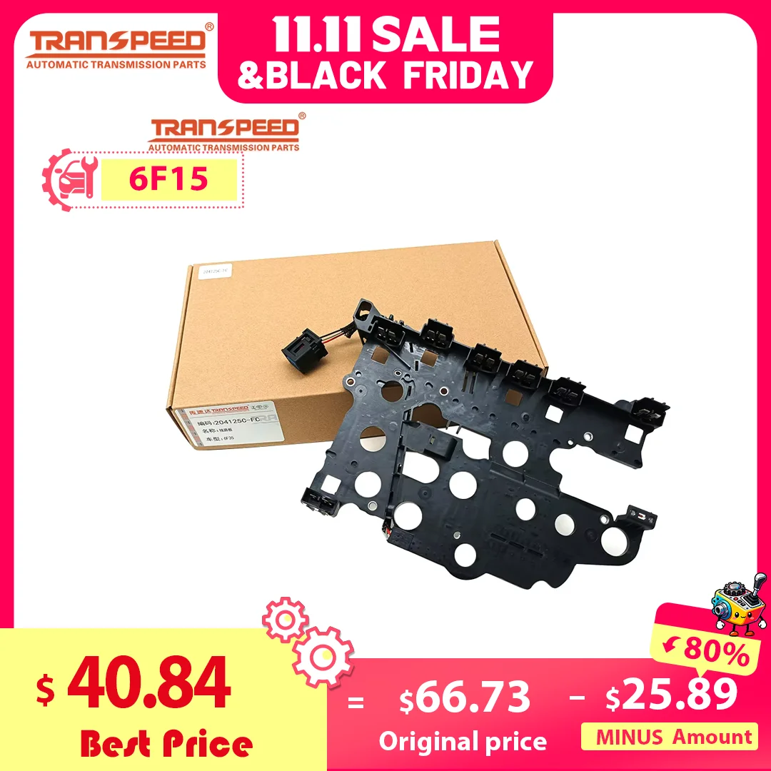 

TRANSPEED 6F15 6F35 Auto Transmission Valve Body Connector Plate For LINCOLN MKC FORD ESCAPE EXPLORER Transmission Drivetrain
