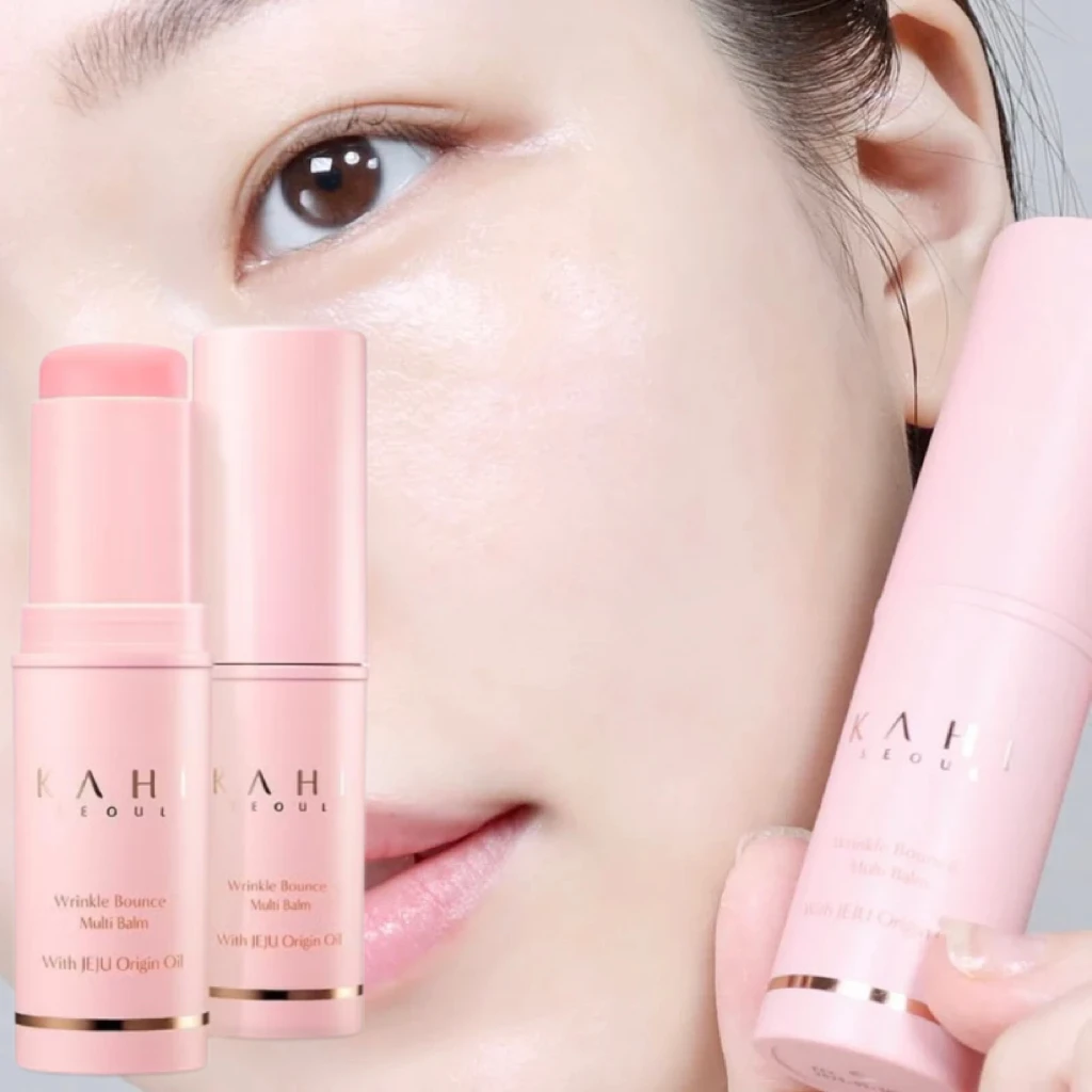 KAHI SEOUL Wrinkle Bounce Moisturizing Multi Balm Stick 9g Korean Brand Universal First Aid Smoothing Brightening Essence Stick