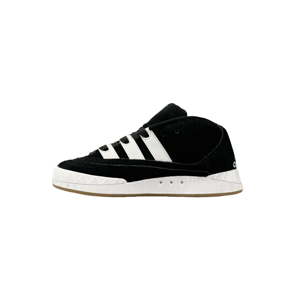 Adidas Originals Adimatic Women and Men Mid-top Black and Green Anti-slip German Training Shoes Shark Bread Shoes IF6289