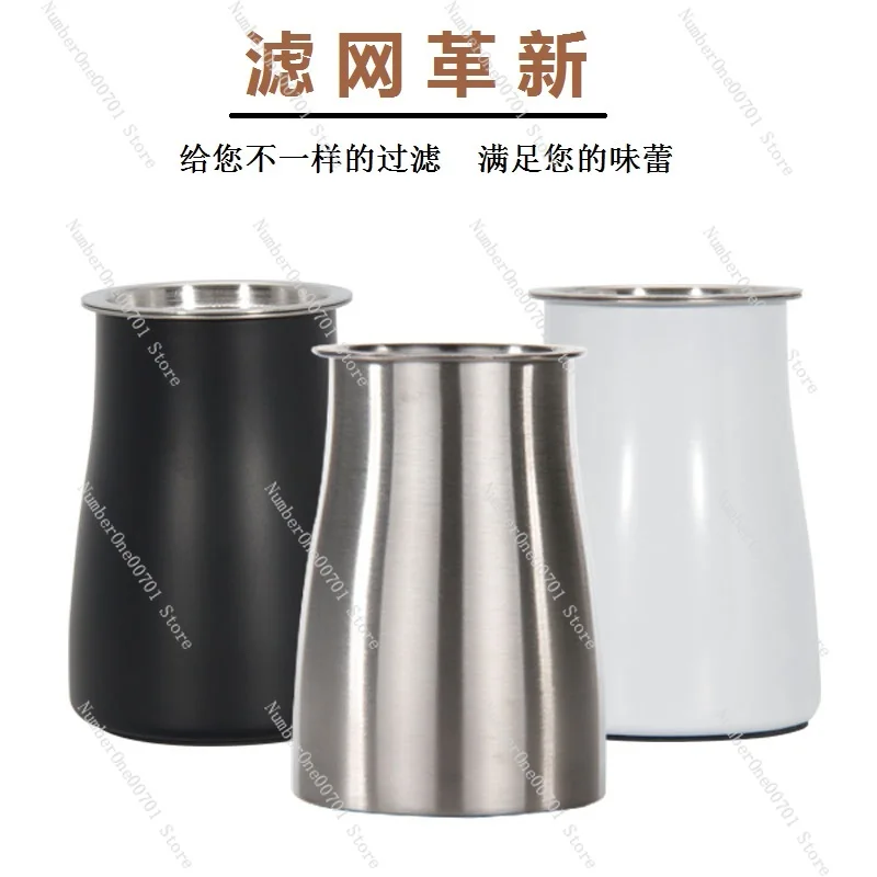 HG1 aluminum alloy powder cup coffee powder press powder bowl dispenser EK43 is suitable for 58mm handle image 5