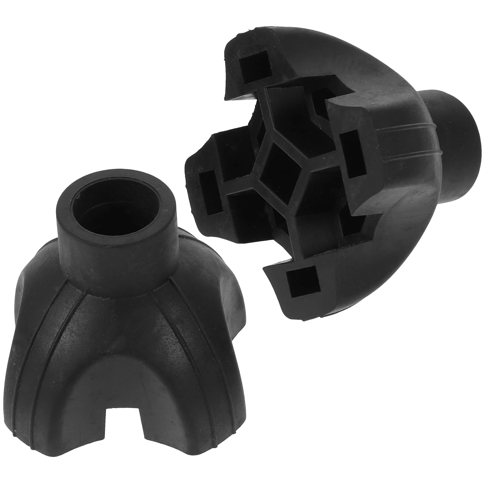 

2pcs Anti-slip Crutch Foot Pads Walking Cane Parts Rubber Tips for Elder Stability Tpr Self-standing Cane Accessories