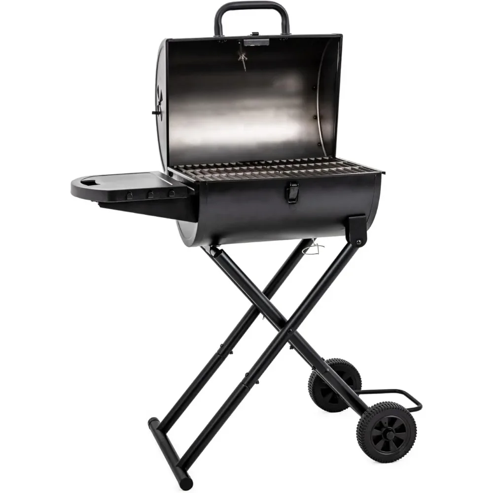 E1816 King-Griller Gambler Portable Charcoal Grill in Black Outdoor Stove Camping 22