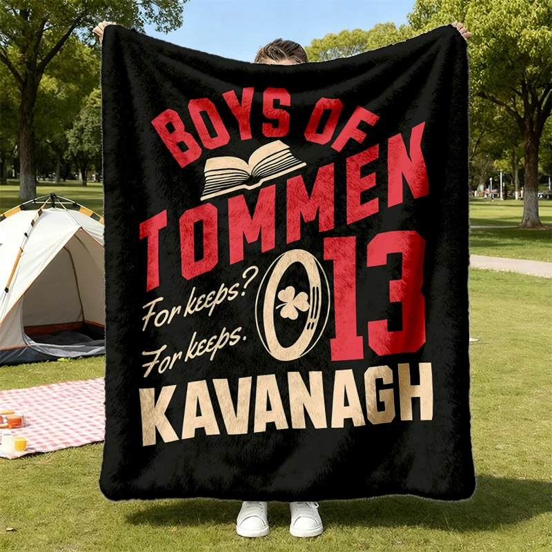 Of Tommen Comfort Flannel Blanket, Tommen College, Johnny Kavanagh, Binding 13, Bookish Romance, Book Lover Gift