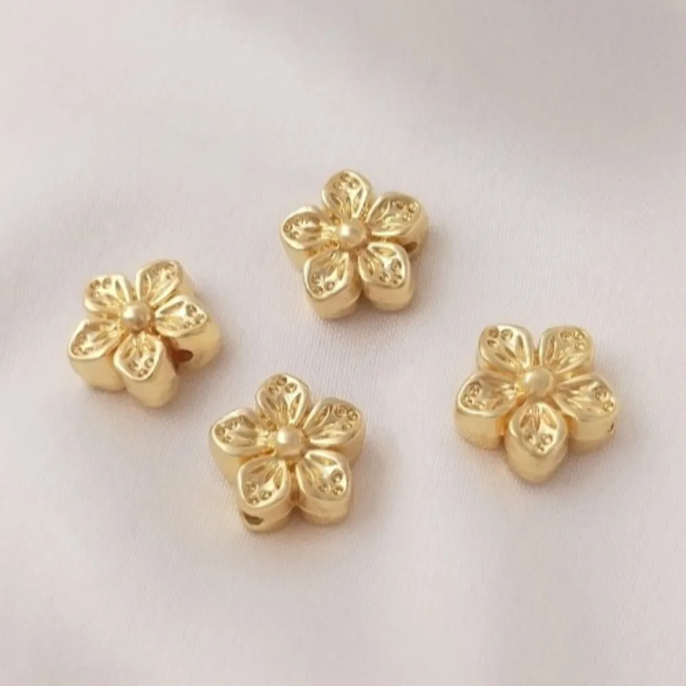 

Медные бусины 14-каратного золота, цвет персика, переводная бусина, ручная работа, браслет «сделай сам», серьги, ожерелье, ювелирные изделия, свободные аксессуары из бисера