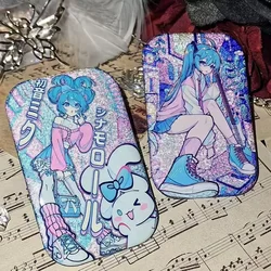 Hatsune Miku Badge Hatsune Miku Project Diva Anime Peripherals Double Flash Good-looking Unique Brooch Collect Display Items
