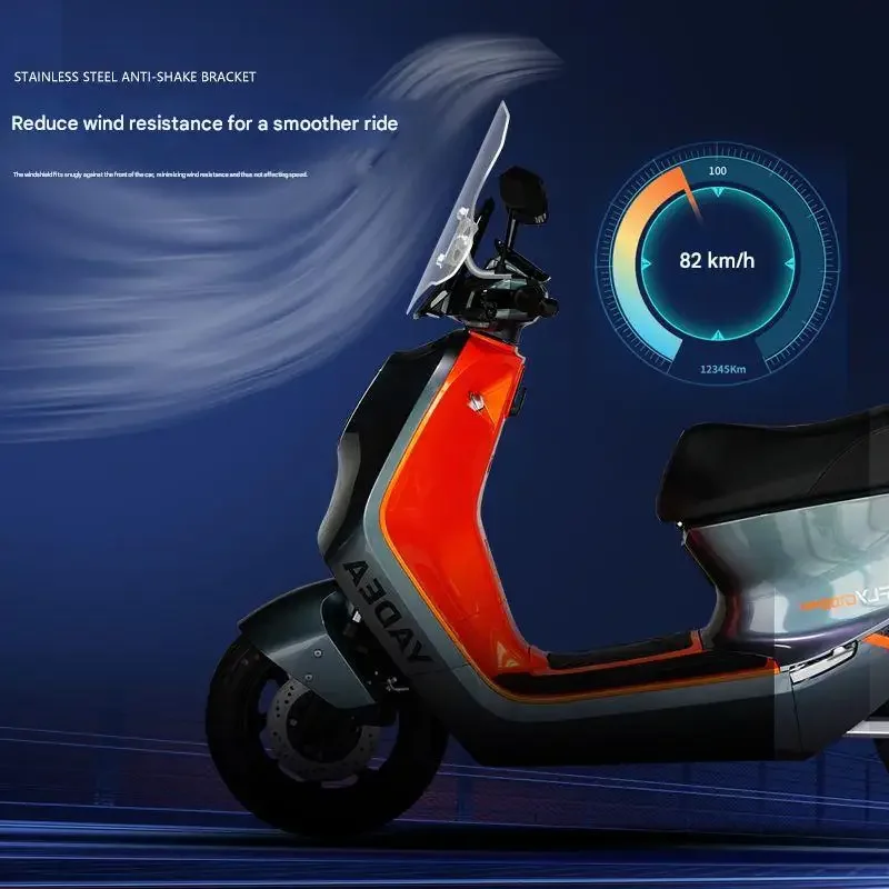 FOR All-Match Windshield Glass for Yadea Feiyue VFG, Ares T5 & Zhanying Electric Motorcycles, Dedicated Precision Mold Design