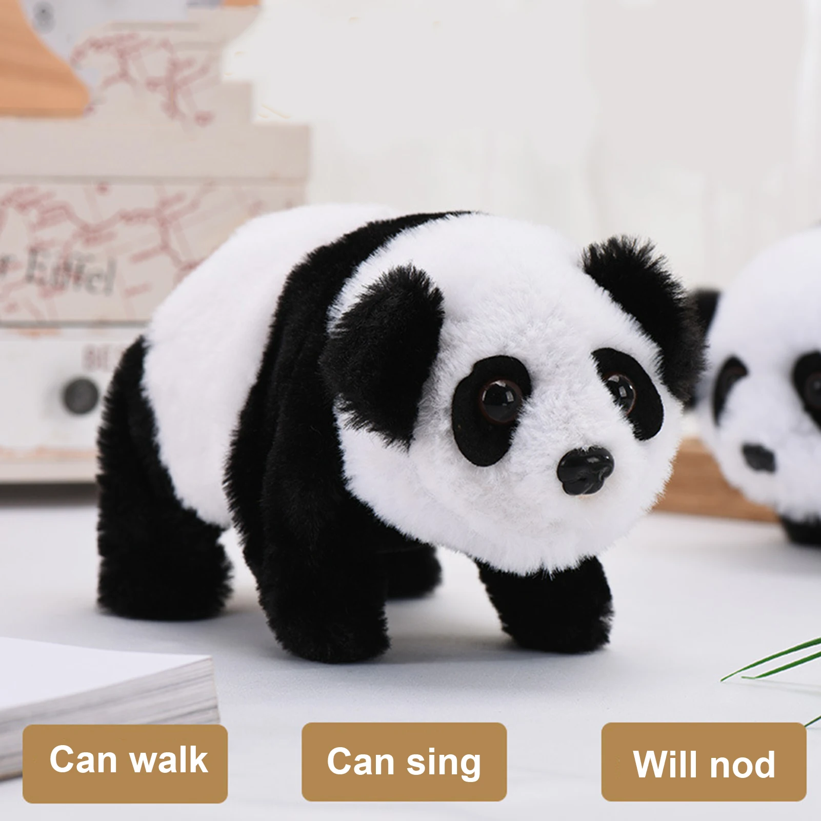 Panda Toy Realistic Calling Crawling Walking Panda Toys Interactive Electronic Pets Simulation Talking Moving Toy for Kids