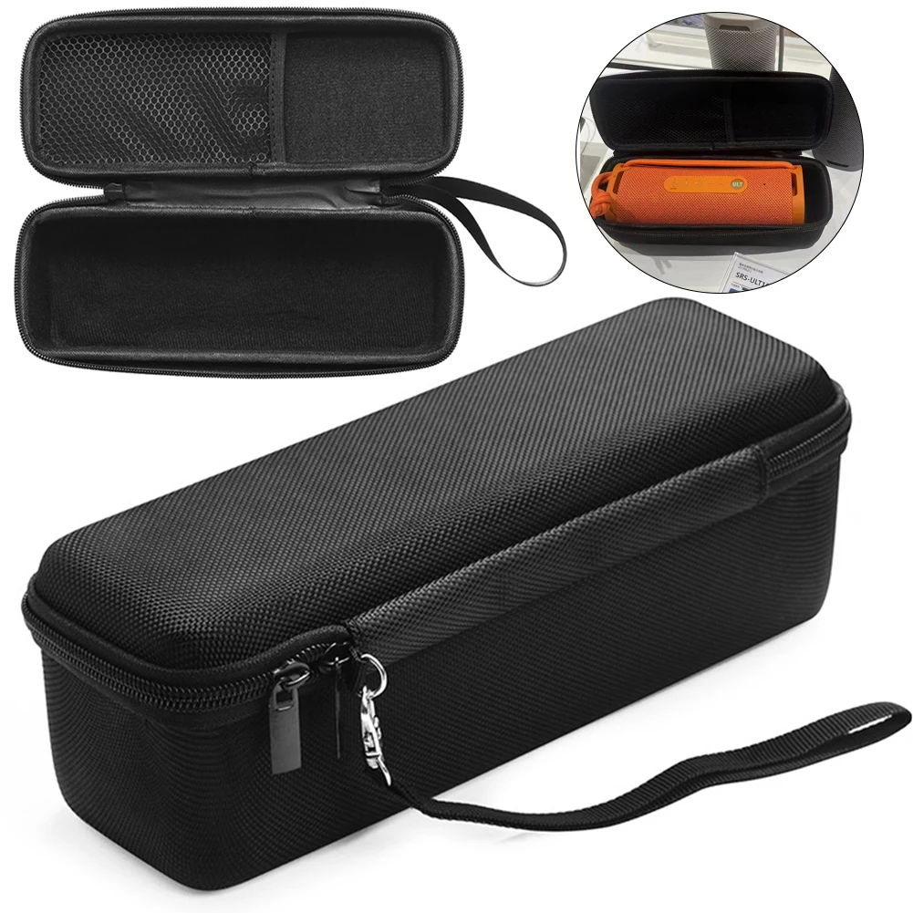 Estuche de transporte para altavoz inalámbrico Sony ULT Field 1/SRS-ULT 10, cubierta protectora a prueba de golpes, almacenamiento portátil con bolsillo