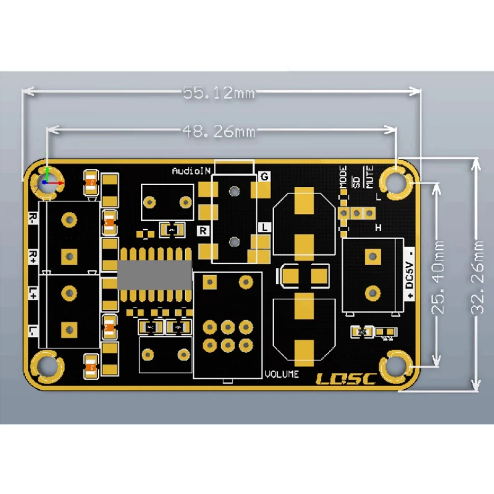 PAM8406 HIFI Amplifier Board AB And Digital Switching Mobile Phone Charger Power Supply