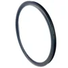 700C グラベル超軽量カーボンファイバーリム チューブレス幅フック 30 mm 内幅 30 35 40 45 50 mm 深さ 東レ T800 5