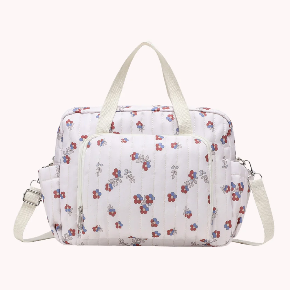 

Floral Maternity Pack Large Capacity Travel Hanging Bag Toiletry Luggage Bag for Labor and Delivery