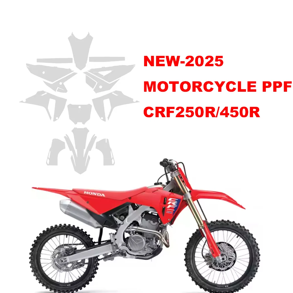 

CRF 450 R CRF 250R Protection Film For Honda CRF 450R TPU Paint Protection Film Anti-Scratch Transparent Protective Film