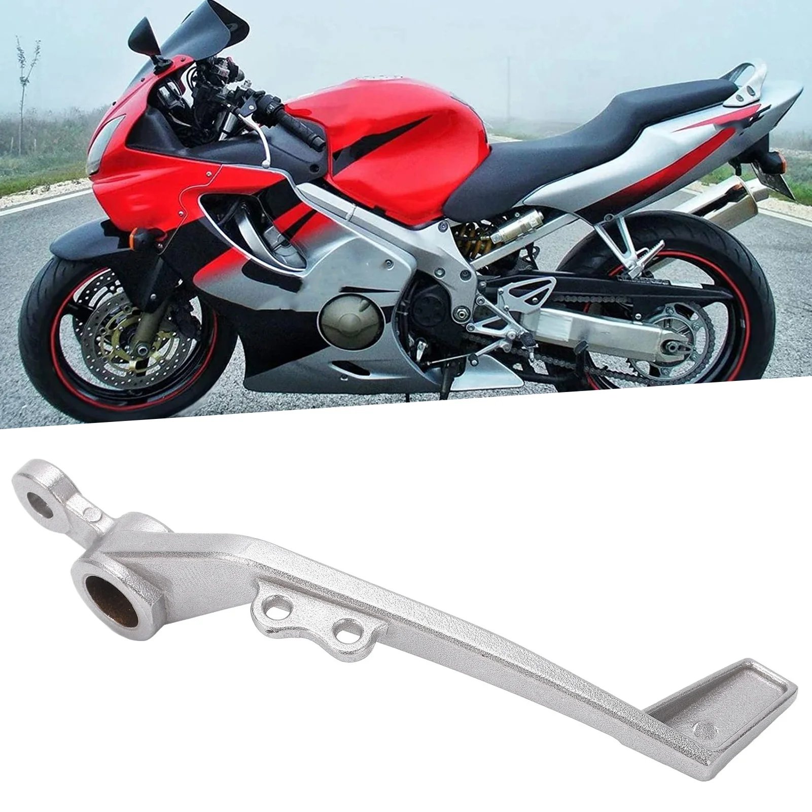 Motorcycle Rear Brake Lever Foot Pedal CNC Aluminum Polished Replacement for CBR 600 RR 2007‑2012