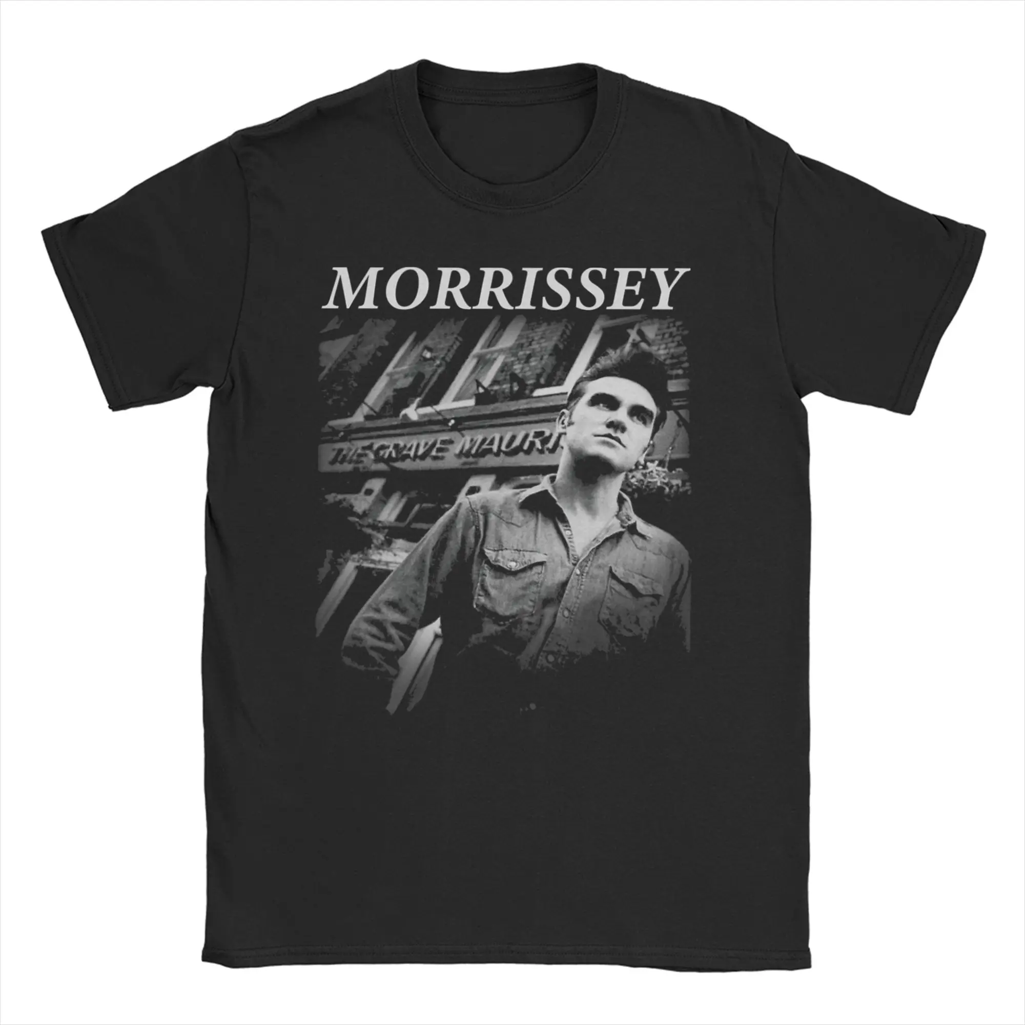 

Morrissey Tour 2025 T-Shirt Summer Pure Cotton T Shirts For Men's Harajuku Casual Tee Shirt Short-Sleeve Vintage Top Tees
