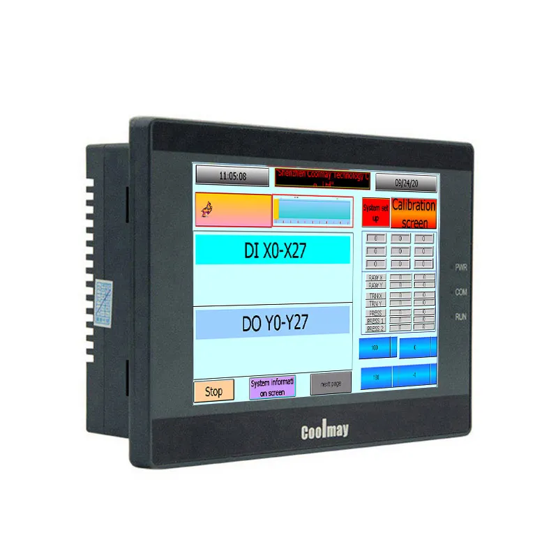 

Coolmay 5-дюймовая сенсорная панель HMI MODBUS с портом USB, бесплатное программное обеспечение