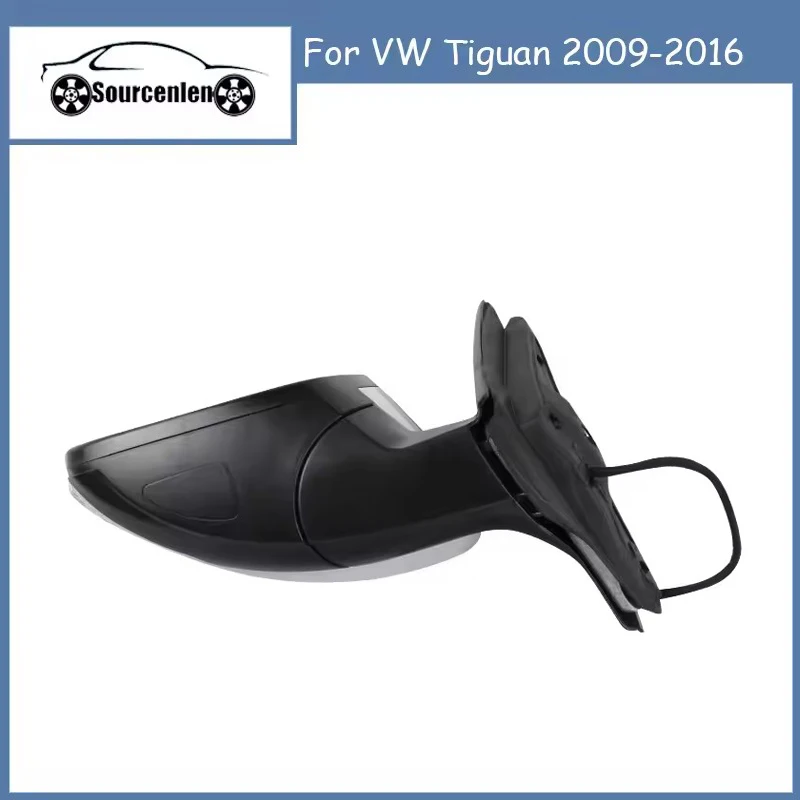 

Зеркало заднего вида в сборе для VW Tiguan 2009-2016: корпус, рамка, стекло, указатель поворота