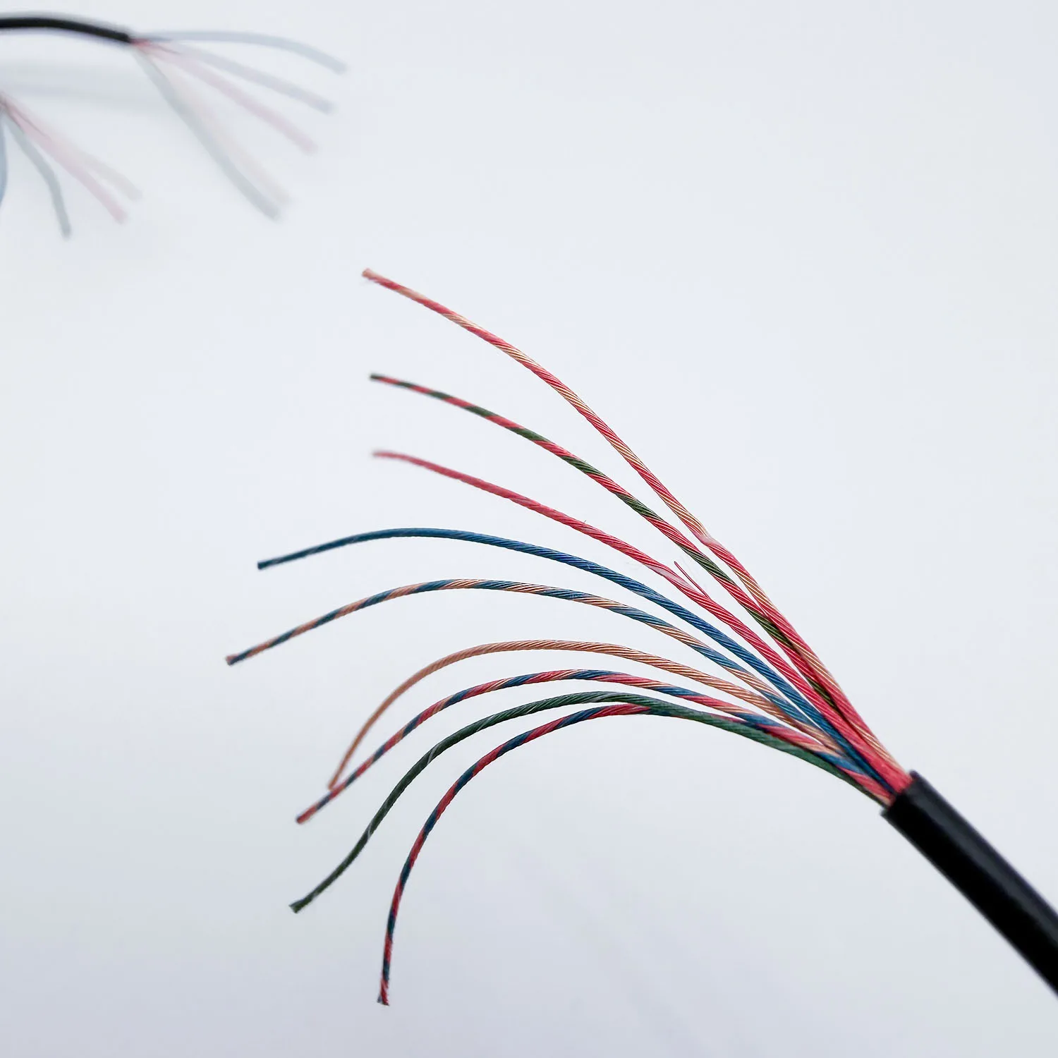 Multi-core Enameled Wire 2 / 3 / 4 / 5 / 6 / 8 / 9 Core Conductor 8/0.08MM Soft Cable PVC Headphone Cable Repair Line