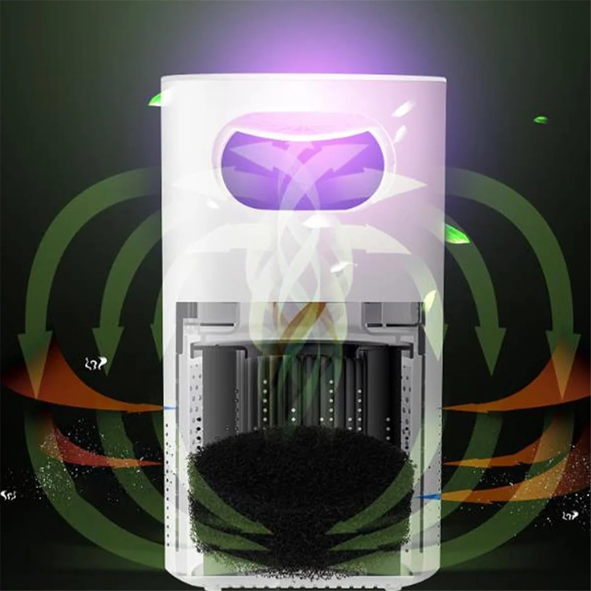 Purificateur d'air domestique pour grande chambre à coucher, supporter ficateur d'odeurs pour animaux de compagnie, anti-allergie, filtre au formaldéhyde