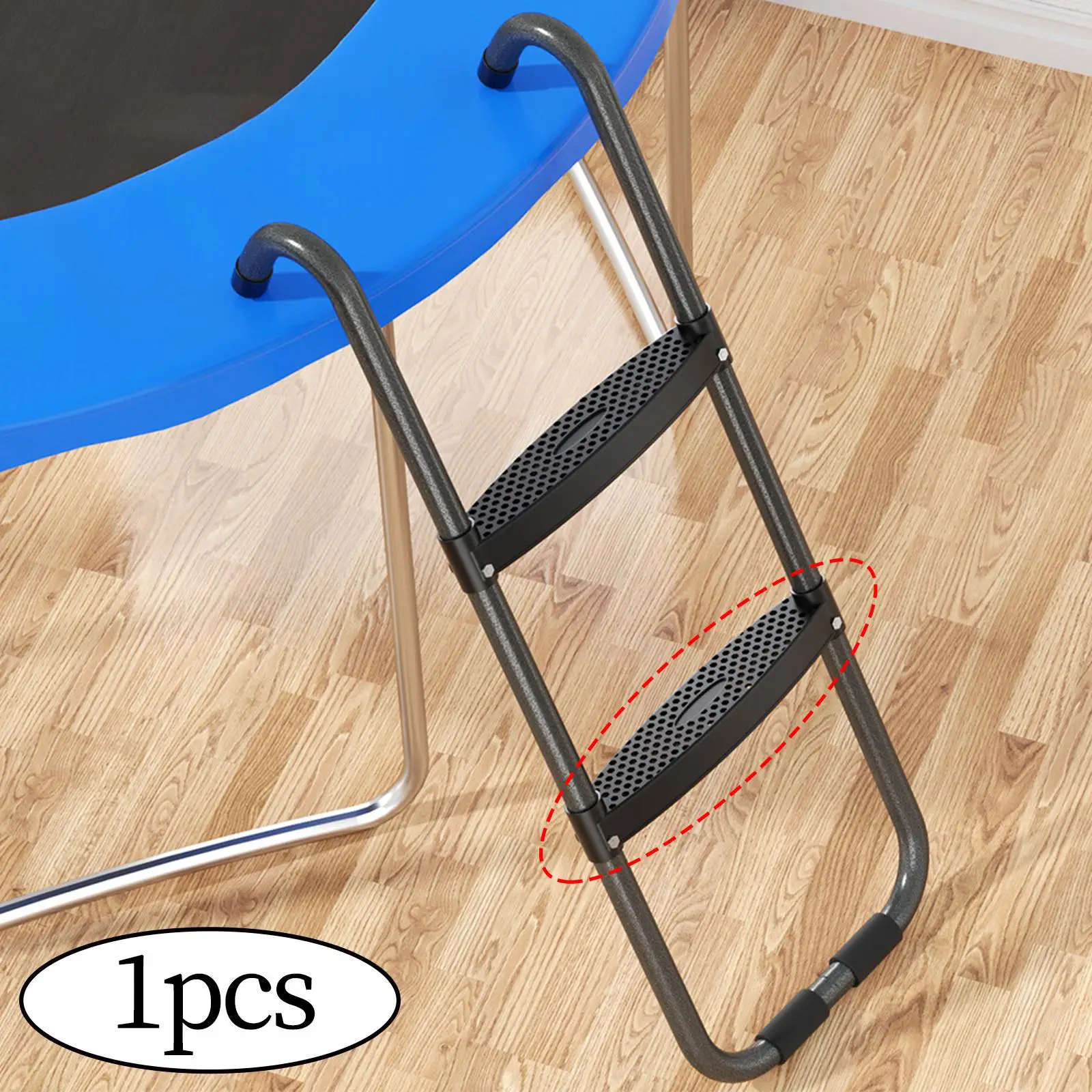 Wide Skid Trampoline Ladder Pedals Durable Polypropylene Steps for Fitness Trampoline Mat Safety Indoor Children Accessories