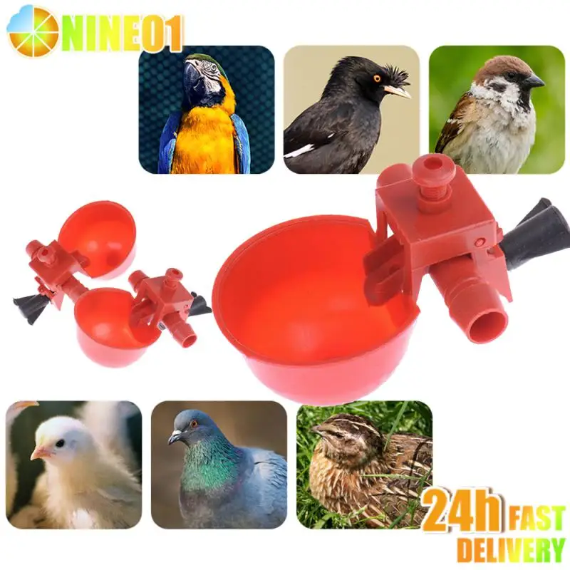 Automatic bird Drinker Bowl Chicken Duck Drinking Cup Chicken Water Cup Watering Feeding Bowl Kit Duck Quail Farm Coop Poultry