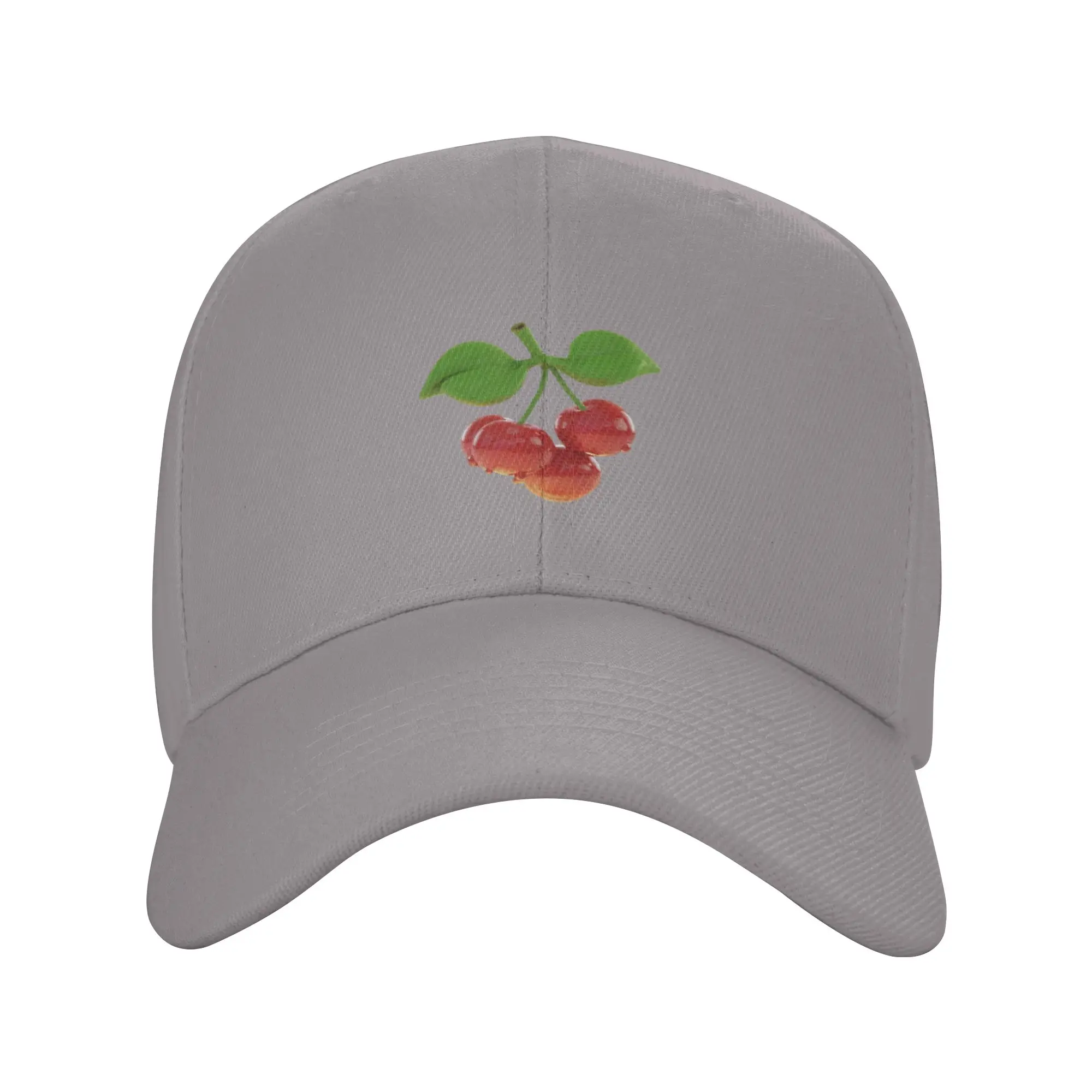 Hot Sale Whimsical 3d Animated Cherries Baseball Cap  Graphic Women Hat  Flea Market Women Hat