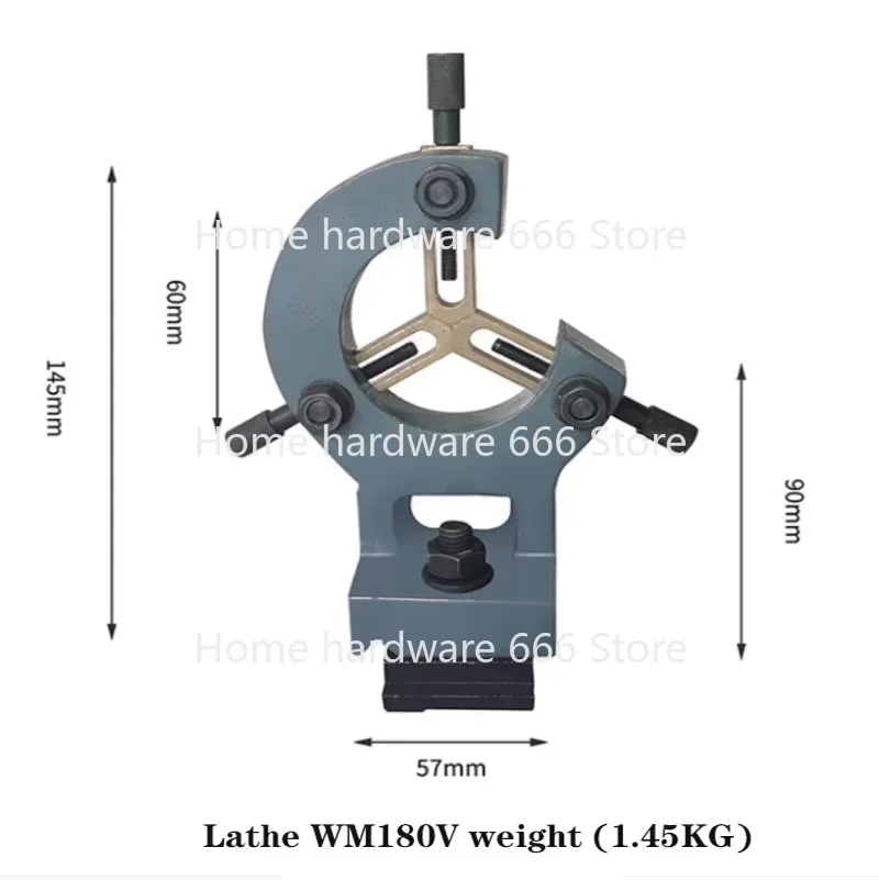 

Мини токарный станок WM180V WM210V, центральный каркас, держатель инструмента, бытовой стабильный кронштейн для токарного станка по дереву, аксессуары, инструмент