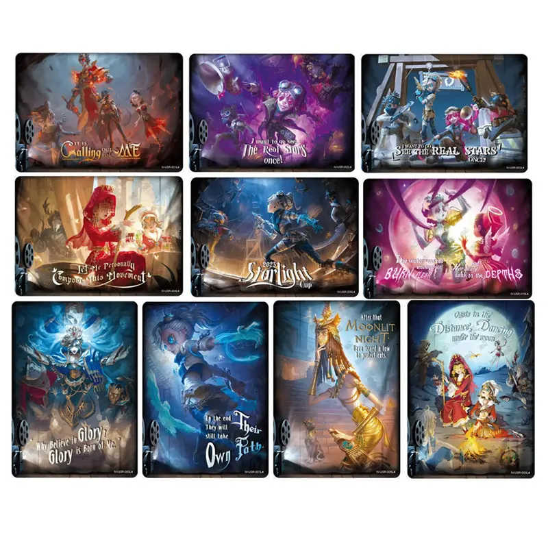 การ์ดสะสมอนิเมะแท้หายาก KAYOU Identity V ซีรีส์ 1 ซ่อนข้อมูล AR/AR/USR/TCR/QR/UR/SSR/SR/R/N ของขวัญวันเกิดสำหรับเด็ก