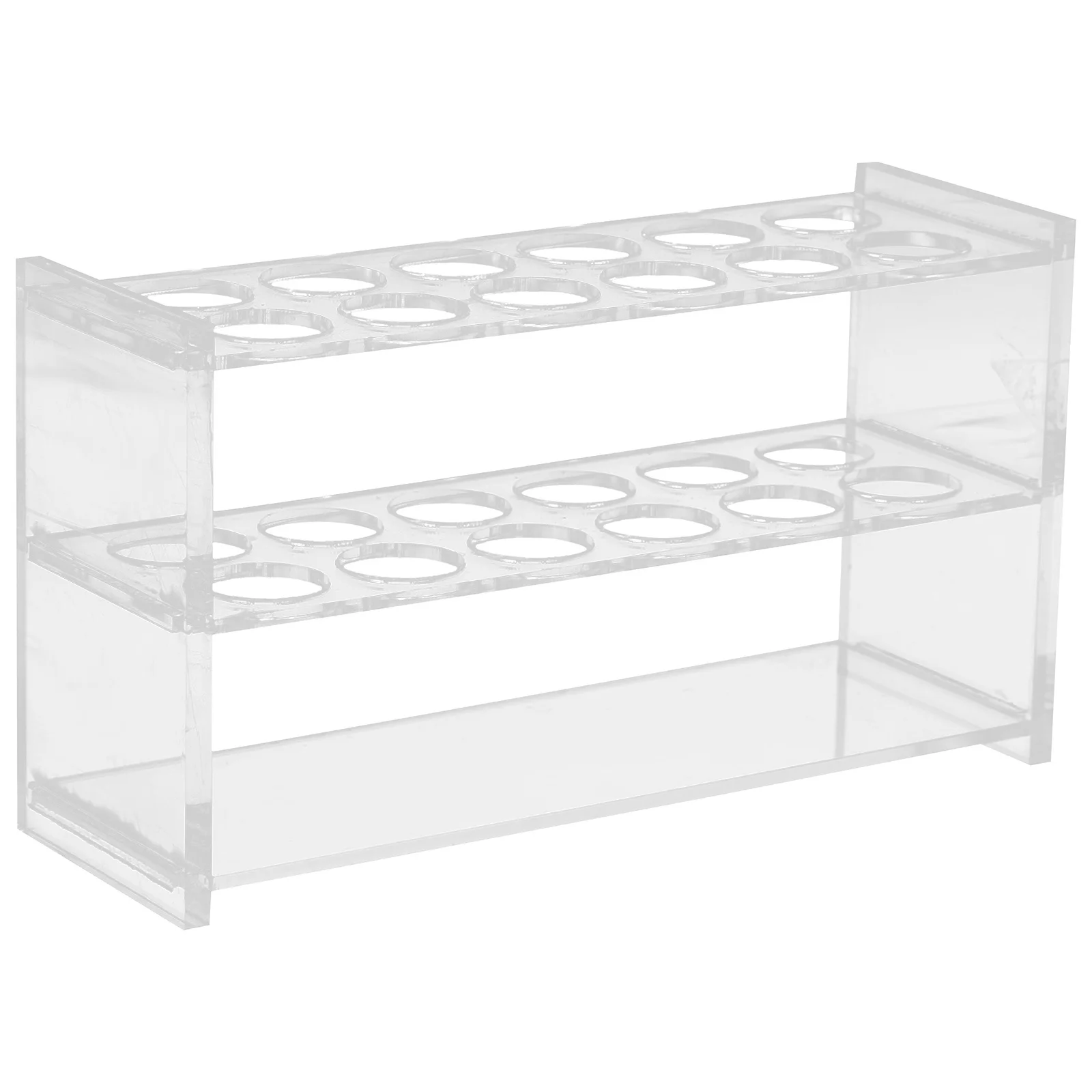 

Test Tube Holder 6 Slots Reusable Tube Rack Laboratory Sample Storage Organizer Test Tubes Rack Testing Tubes Holder