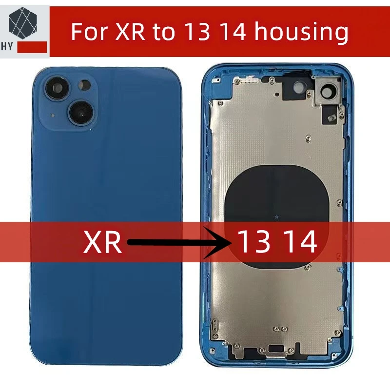 housing For XR Like 13 14 Housing XR Up To 13  Housing For XR To 14 Back DIY Back Cover Housing Battery Middle Frame Replacement