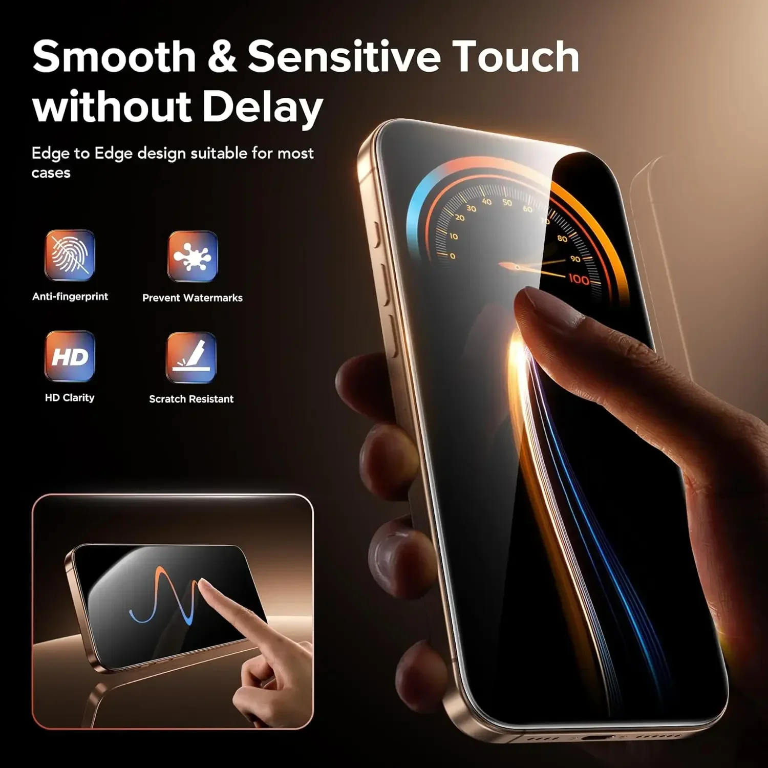 Protecteurs d'écran en verre trempé anti-espion pour IPhone 17/17 Air/17 Pro/17ProMax, Film privé avec Kit d'installation sans poussière