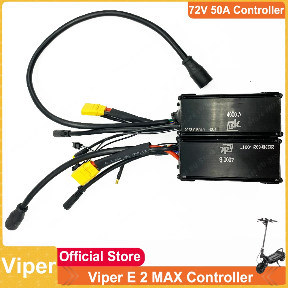 Original Viper E 2/ E 3Max 72V 50A Controller A B 72V 50A Controller Suit for 72V 40Ah Viper E 2/ E 3 Max Electric Scooter