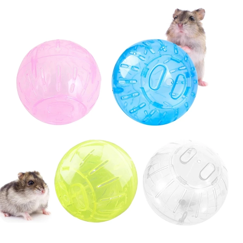 Silent Exercise Balls for Dwarf Hamsters Plastic Running Wheel 4 Inches