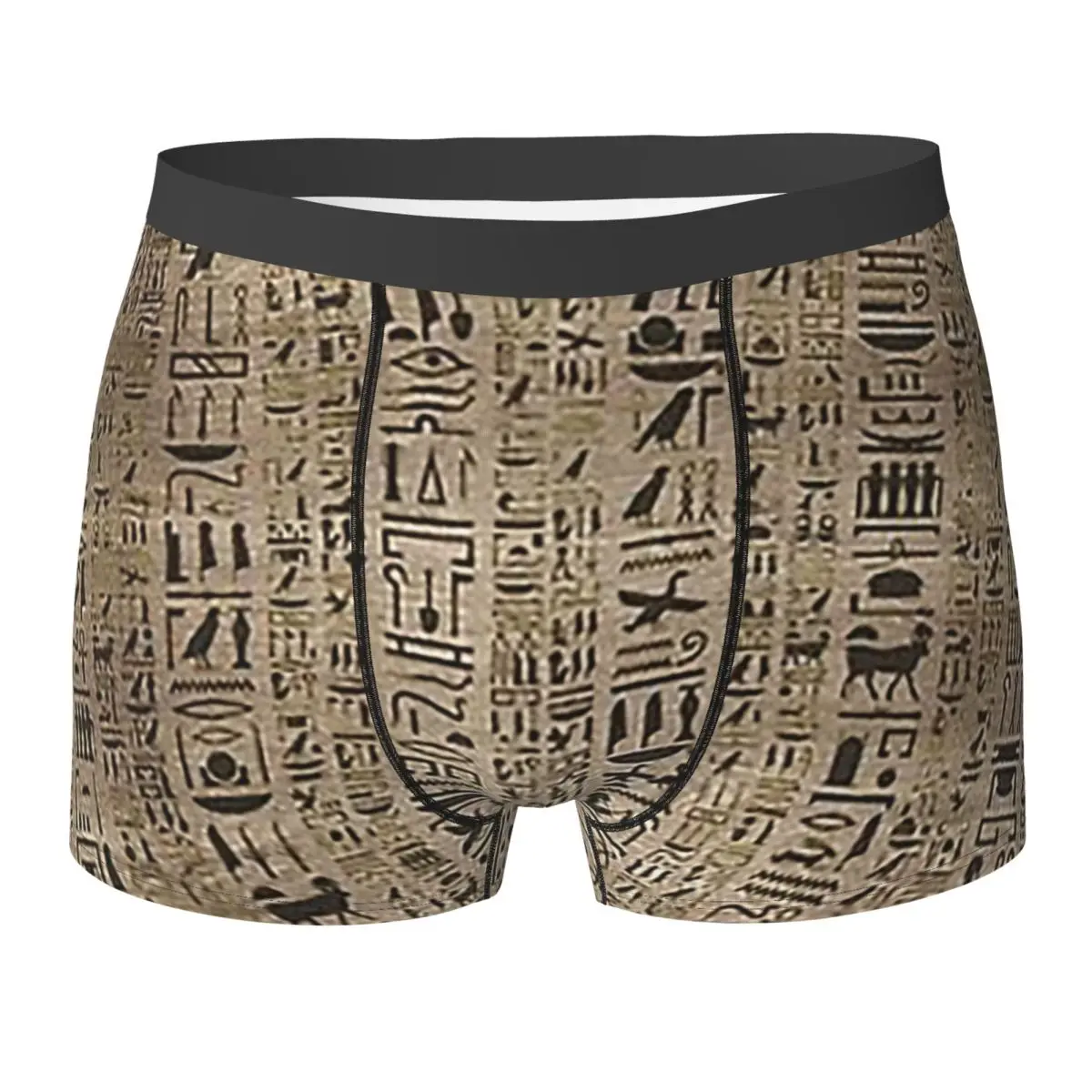 Boxer Underpants Shorts Egyptian Hieroglyphs And Deities Panties Men Soft Underwear for Homme Man Boyfriend Gift