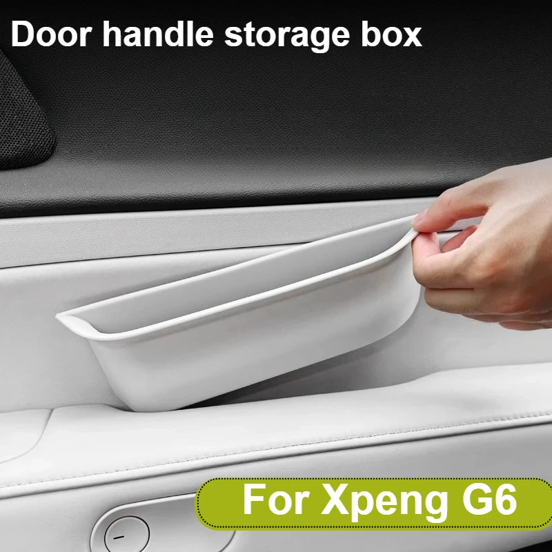 

Car Door Armrest Silicone Storage Box For Xpeng G6 23-25 Armrest Storage Barrel Door Handle Container Modification Accessories