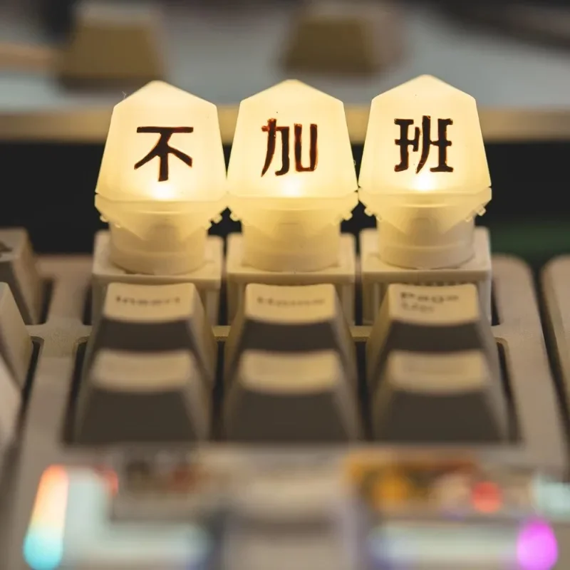 

Luminous Keycap Cherry MX Personalized KeyCap for Mechanical Keyboard Accessories Artisan Keycaps Custom Keycap