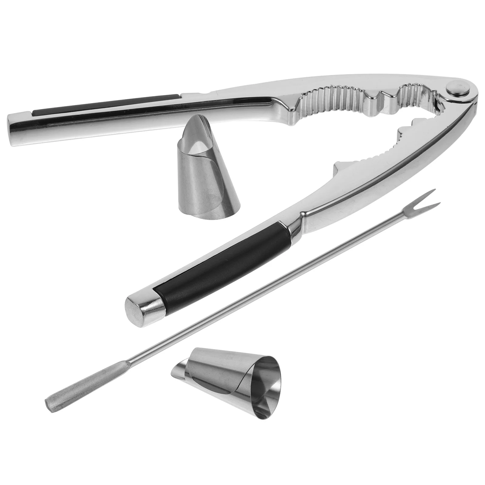 

Multifunctional Nutcracker Walnut Opener Stainless Steel Dried Fruit Picker Shell Crab Tools Set Easy Use Anti Slip