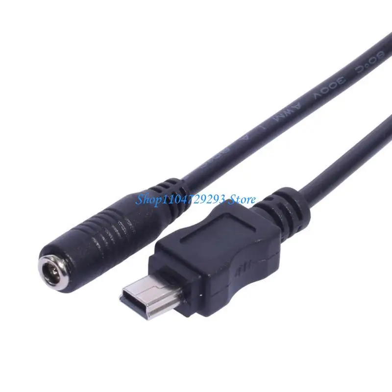 Y2GD Durable Mini USB Power Cord DC3.5x1.35mm Female to Mini USB Male Charging Cable 20cm Length