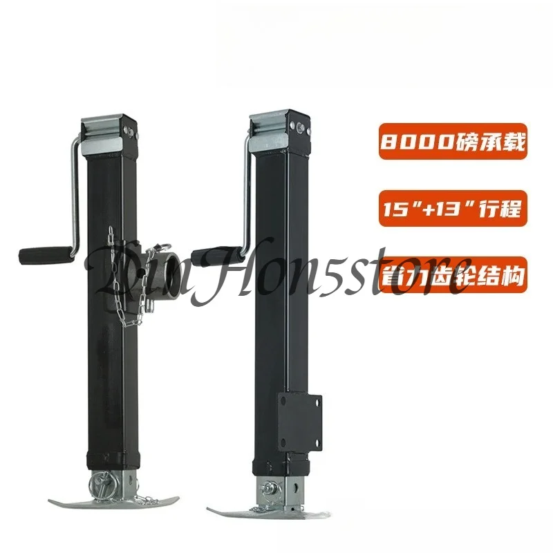 8000 lb double section lift hand trailer jack trailer RV flat support legs  accessories support frame