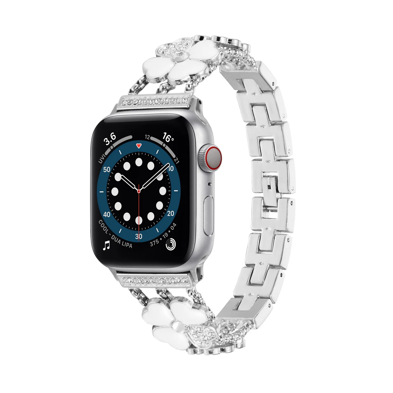 Metal diamond strap Compatible with Apple watch Ultra 8 7 6 5 4 SE 45mm 44mm 41mm 40mm Women bracelet strap for iwatch 42mm 38mm