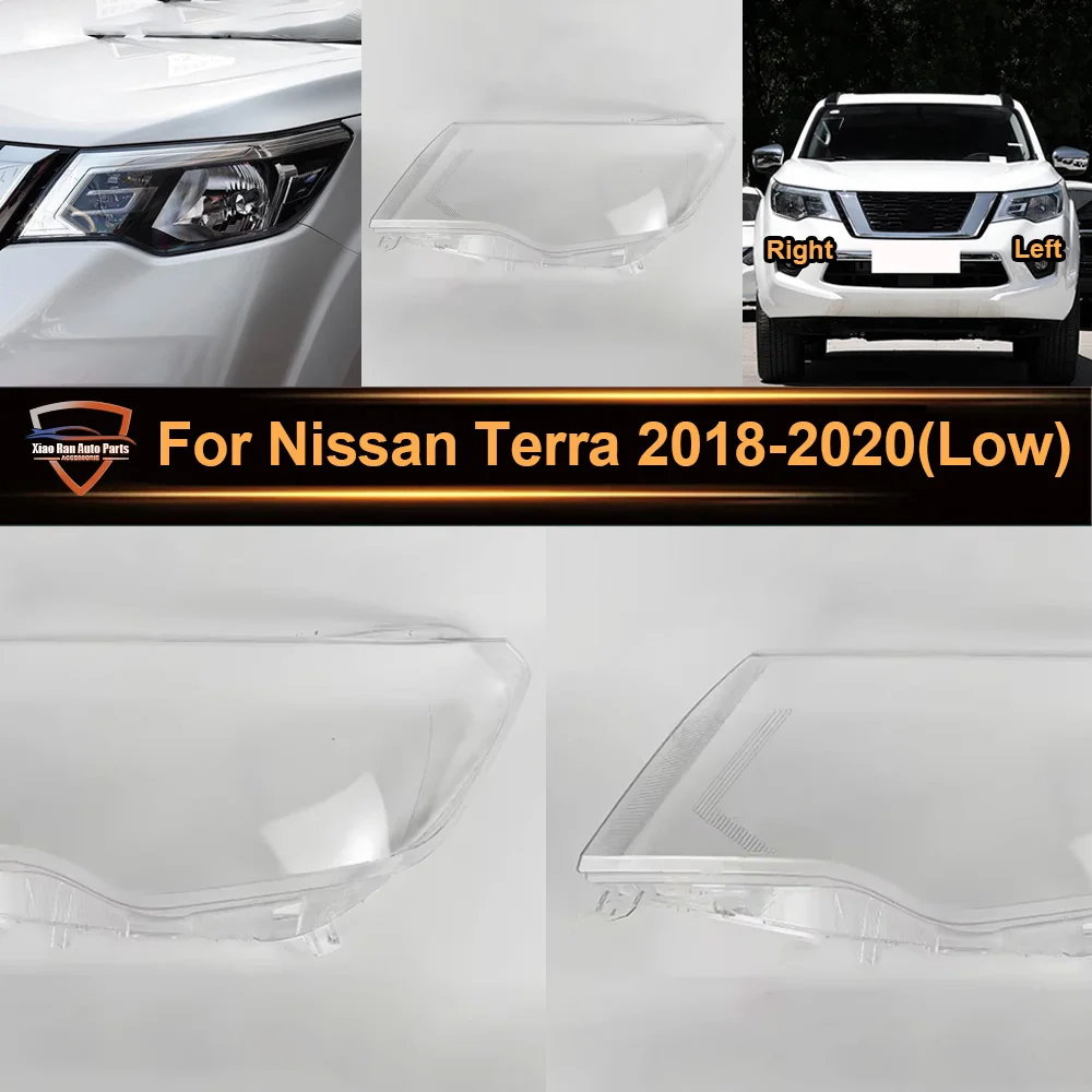 

Headlight Shade For Nissan Terra 2018-2020 (Low) Lamp Shade Headlamp Shell Transparent Lampshade Headlight Cover Lens Plexiglass