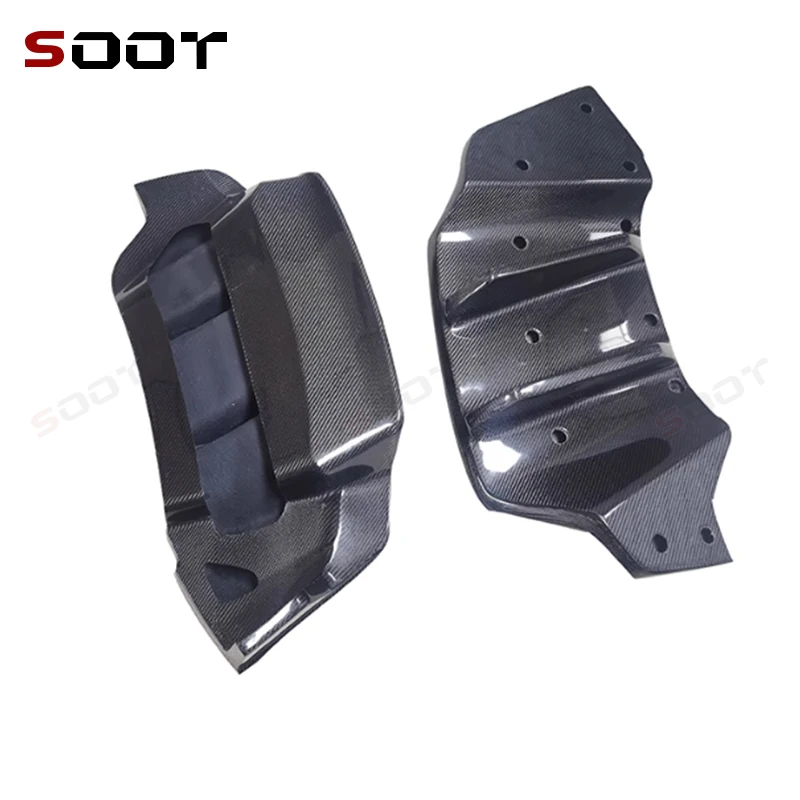 

For Chevy corvette C7 Z06 2014-2019 Carbon Fiber Car Rear Bumper Diffuser Rear Splitters Spoiler Back lip Car Auto Parts