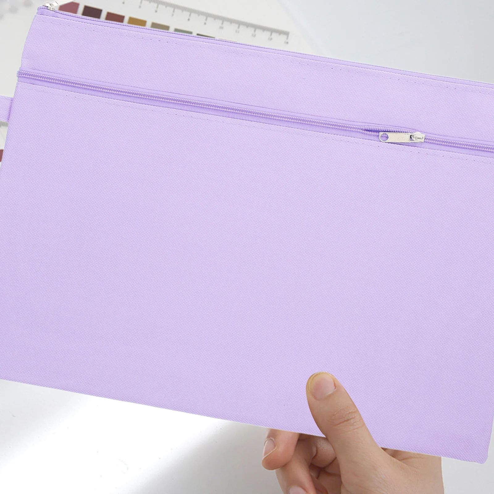 

3Pcs A4 Waterproof Zipper Pouches File Organizer Bags for Documents and Small Items Zipper Bag Small File Bags