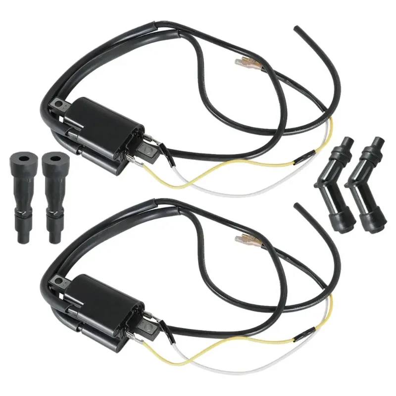 30501-300-003 Ignition Coils & Spark Plug Caps For Honda 750 Four CB750 CB750A CB750F CB750K 1969-1978 30502-300-003