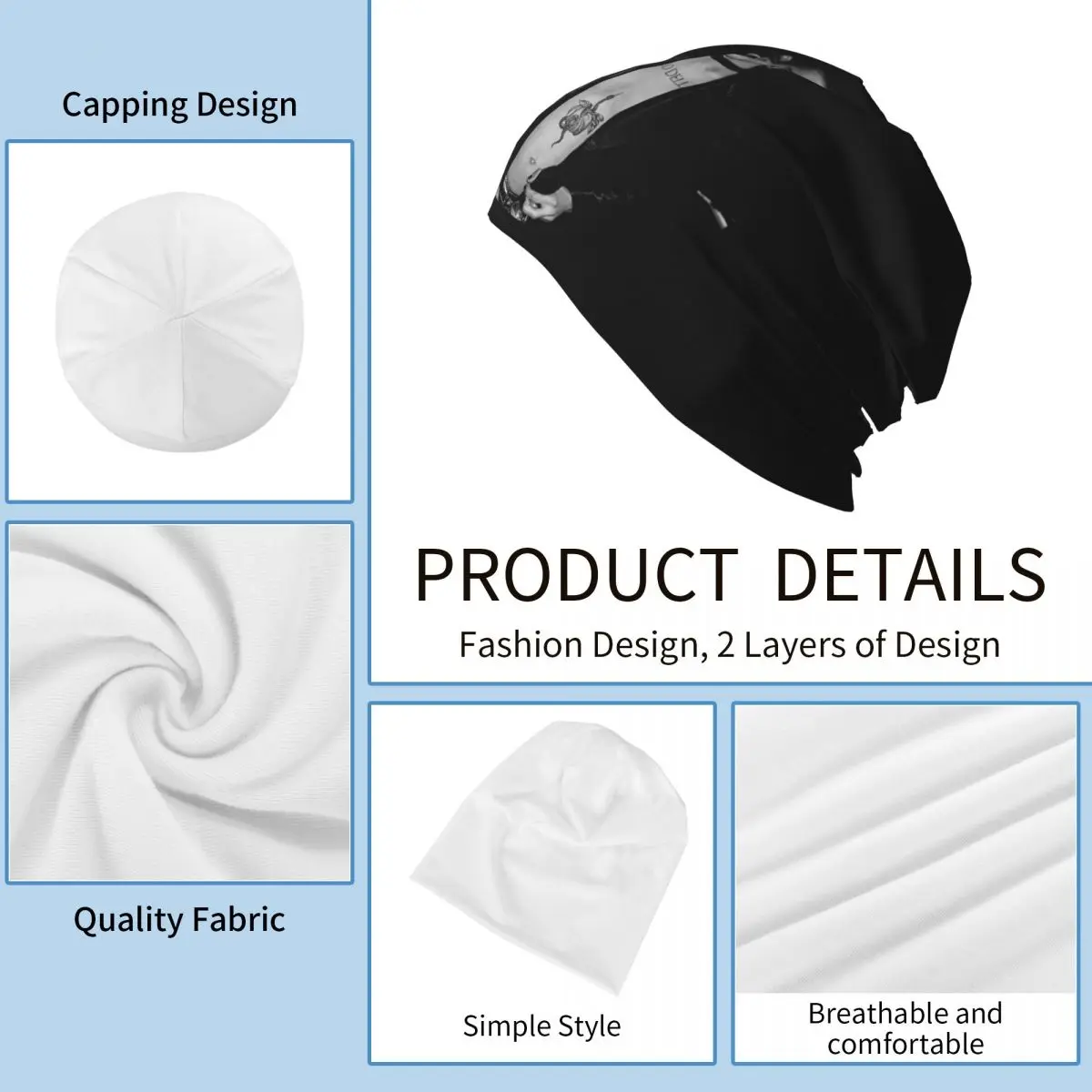 داميانو ديفيد مانيسكين Skullies قبعة حريمي دافئة الخريف الشتاء في الهواء الطلق قبعة محبوك بونيه قبعات للرجال النساء الكبار