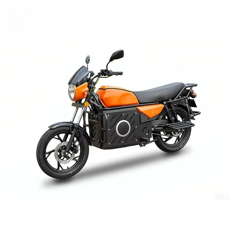 5000W Mid Drive Electric Motorcycle Adult 2026 High Speed Long Range Cargo Delivery Heavy Duty Box Street E-Motorbike