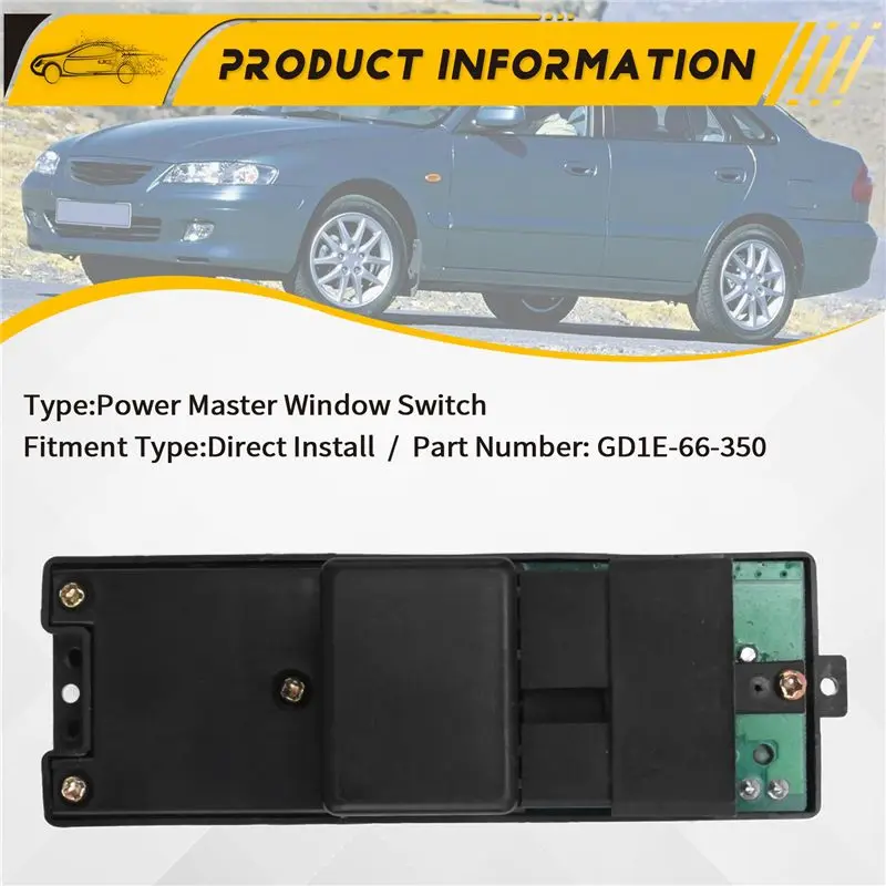 ABQB-Electric Power Master Window Switch For Mazda 626 1992-1997 GD1E-66-350 Auto Replacement Parts Car Switches
