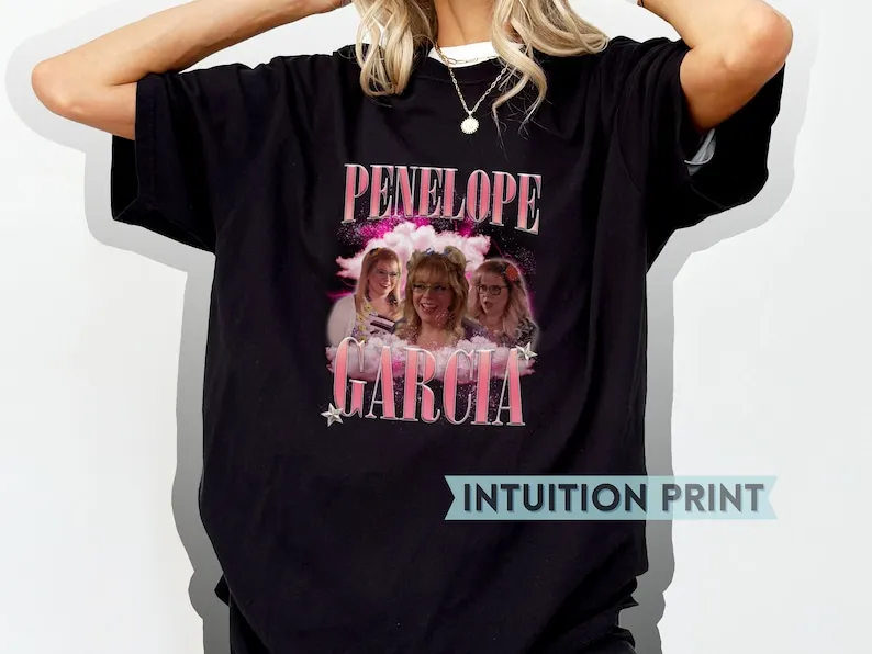 Penelope Garcia Babygirl Vintage T-Shirt Design, Criminal Minds Fan Gift, Kirsten Vangsness